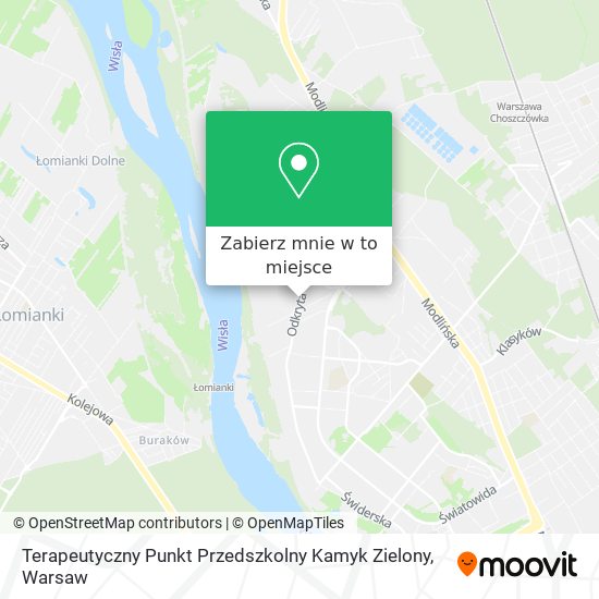 Mapa Terapeutyczny Punkt Przedszkolny Kamyk Zielony