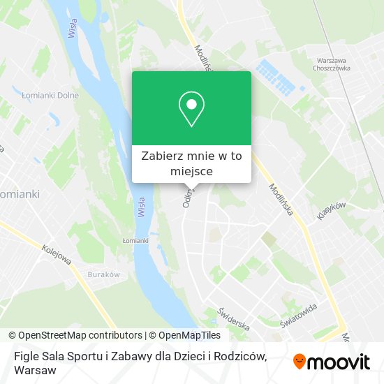 Mapa Figle Sala Sportu i Zabawy dla Dzieci i Rodziców