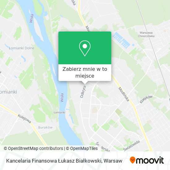 Mapa Kancelaria Finansowa Łukasz Białkowski