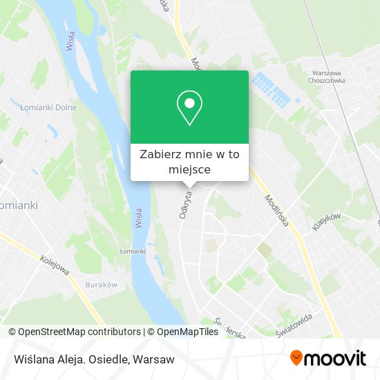 Mapa Wiślana Aleja. Osiedle