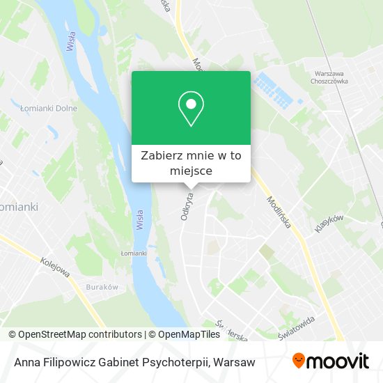 Mapa Anna Filipowicz Gabinet Psychoterpii