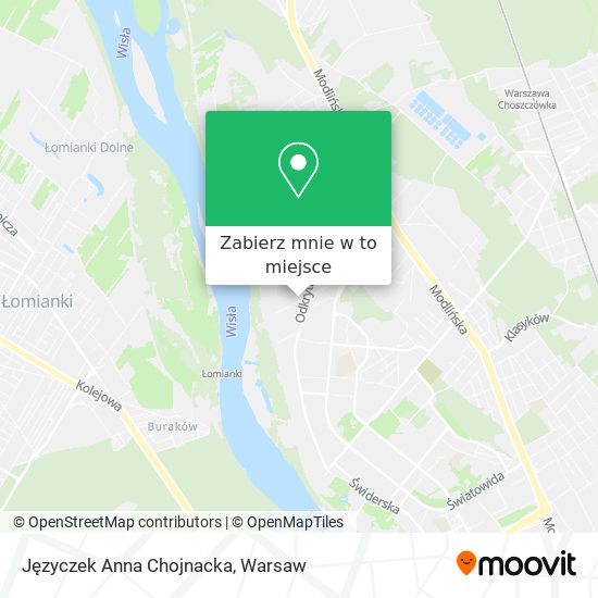 Mapa Języczek Anna Chojnacka