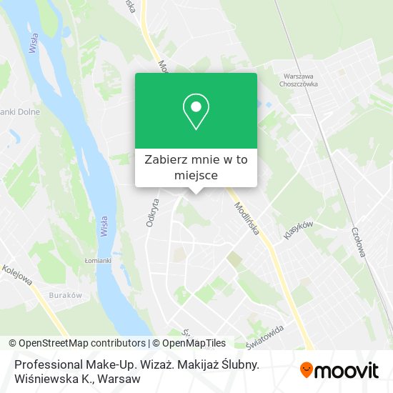 Mapa Professional Make-Up. Wizaż. Makijaż Ślubny. Wiśniewska K.