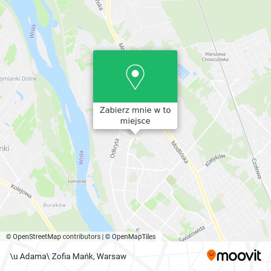 Mapa \u Adama\ Zofia Mańk