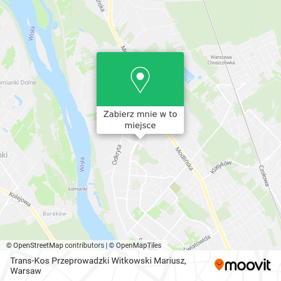 Mapa Trans-Kos Przeprowadzki Witkowski Mariusz