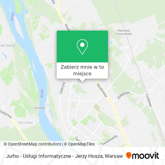 Mapa Jurho - Usługi Informatyczne - Jerzy Hosza