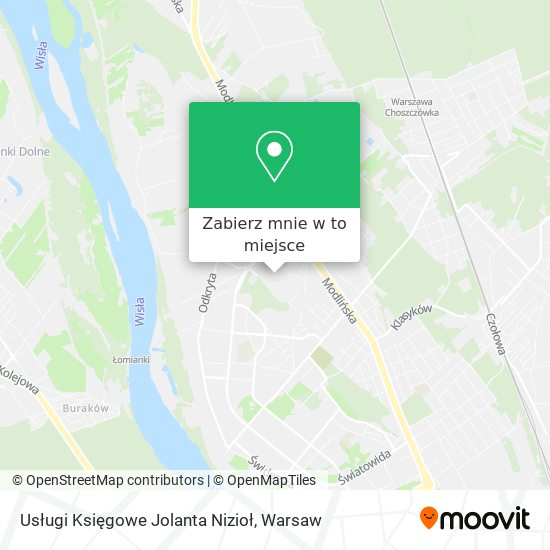 Mapa Usługi Księgowe Jolanta Nizioł