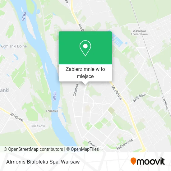Mapa Almonis Bialoleka Spa