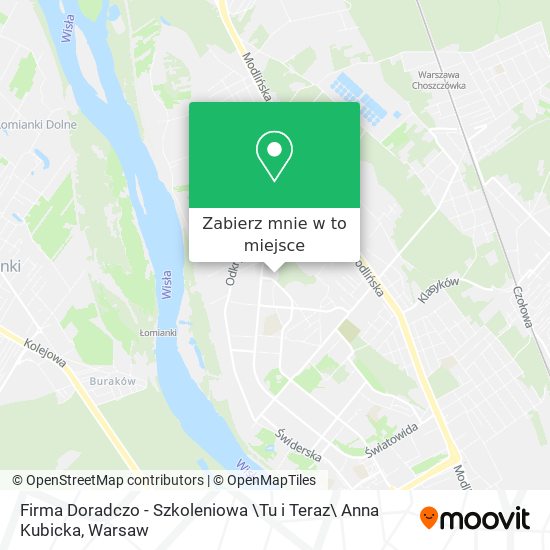 Mapa Firma Doradczo - Szkoleniowa \Tu i Teraz\ Anna Kubicka