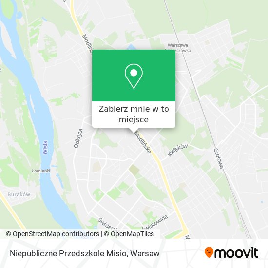 Mapa Niepubliczne Przedszkole Misio