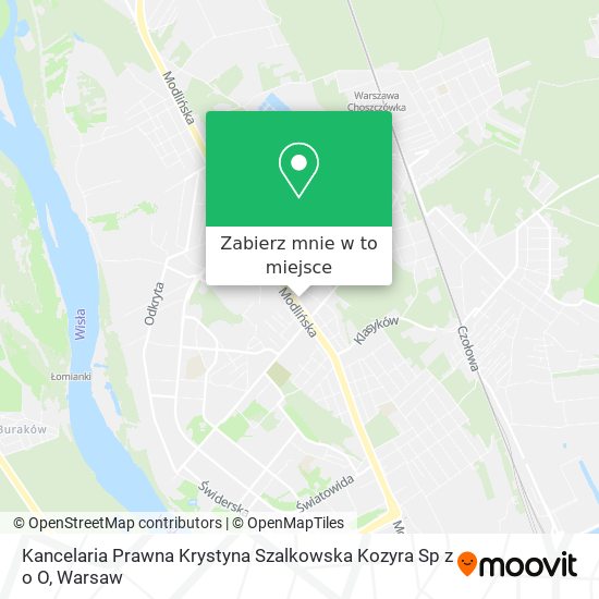 Mapa Kancelaria Prawna Krystyna Szalkowska Kozyra Sp z o O