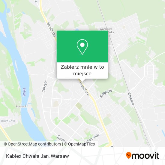 Mapa Kablex Chwała Jan