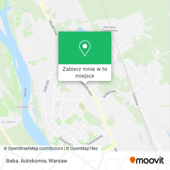 Mapa Beba. Autokomis