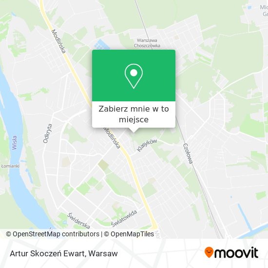 Mapa Artur Skoczeń Ewart