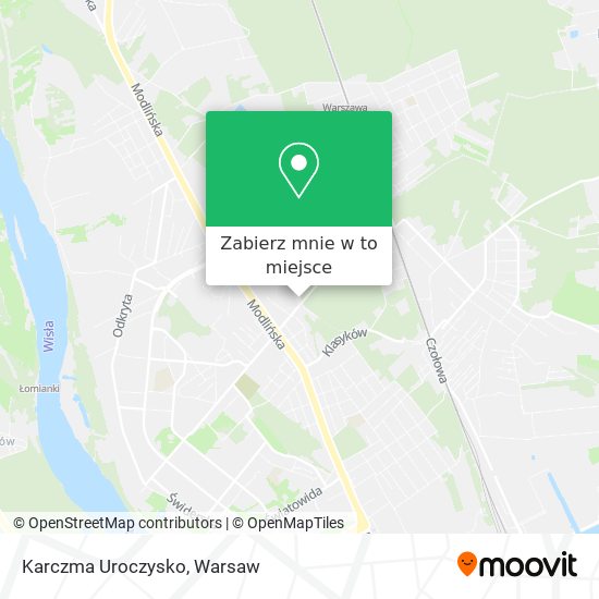 Mapa Karczma Uroczysko