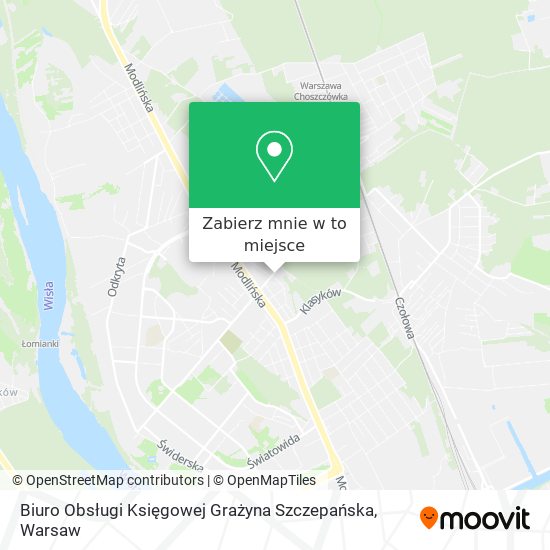 Mapa Biuro Obsługi Księgowej Grażyna Szczepańska