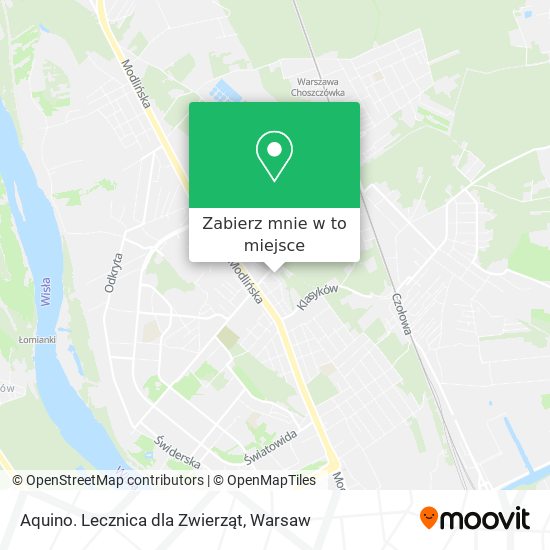 Mapa Aquino. Lecznica dla Zwierząt