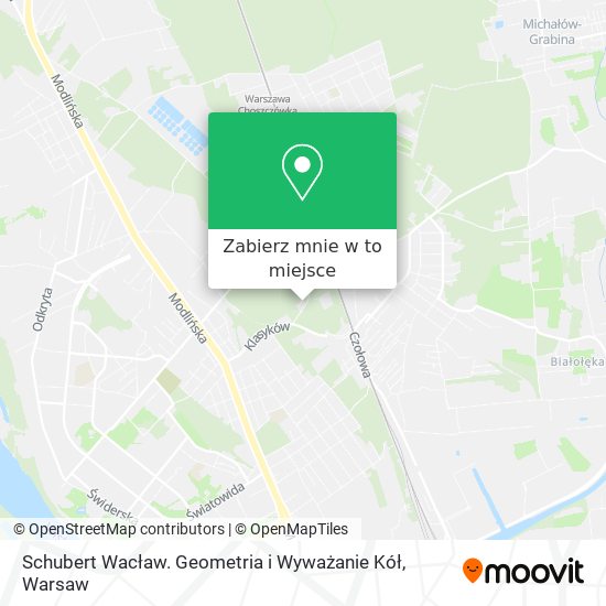 Mapa Schubert Wacław. Geometria i Wyważanie Kół