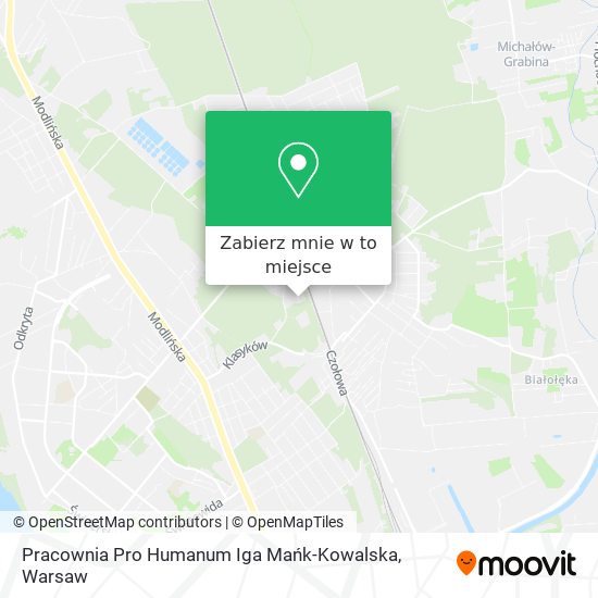 Mapa Pracownia Pro Humanum Iga Mańk-Kowalska