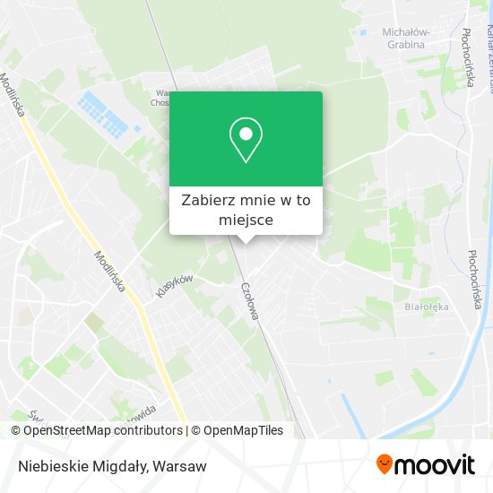 Mapa Niebieskie Migdały