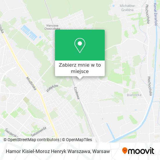 Mapa Hamor Kisiel-Moroz Henryk Warszawa