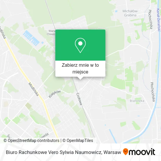 Mapa Biuro Rachunkowe Vero Sylwia Naumowicz
