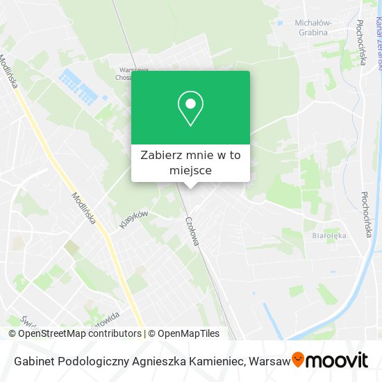 Mapa Gabinet Podologiczny Agnieszka Kamieniec