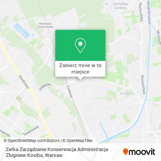 Mapa Zetka Zarządzanie Konserwacja Administracja Zbigniew Kosiba