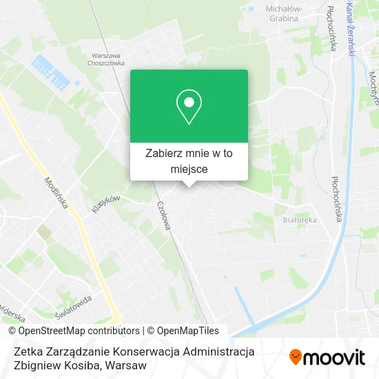 Mapa Zetka Zarządzanie Konserwacja Administracja Zbigniew Kosiba