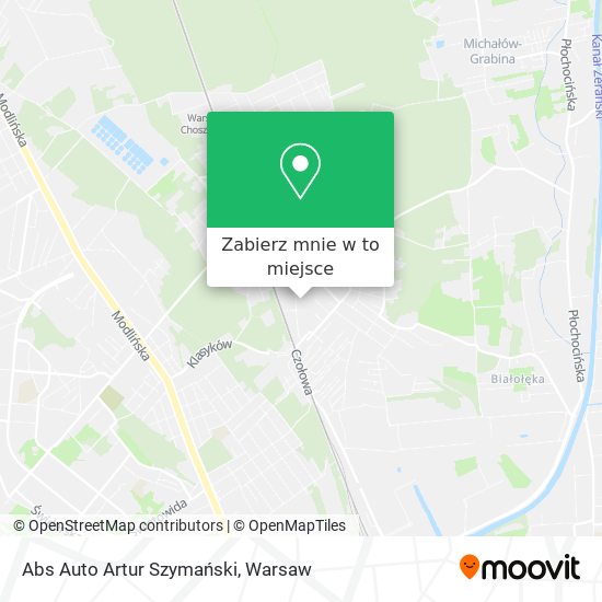 Mapa Abs Auto Artur Szymański