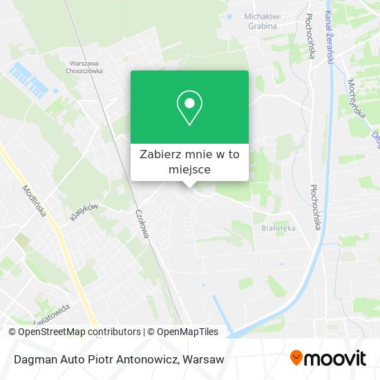 Mapa Dagman Auto Piotr Antonowicz