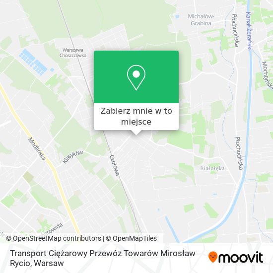 Mapa Transport Ciężarowy Przewóz Towarów Mirosław Rycio