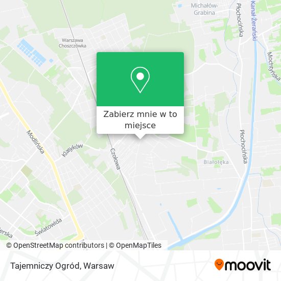 Mapa Tajemniczy Ogród