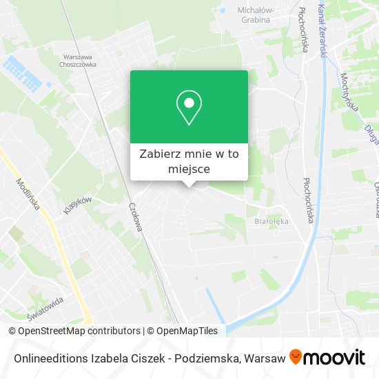 Mapa Onlineeditions Izabela Ciszek - Podziemska