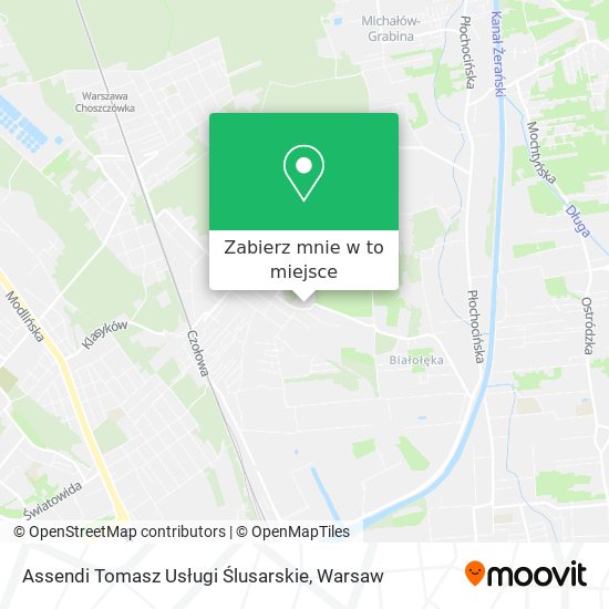 Mapa Assendi Tomasz Usługi Ślusarskie