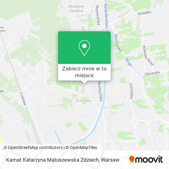 Mapa Kamat Katarzyna Matuszewska Zdziech