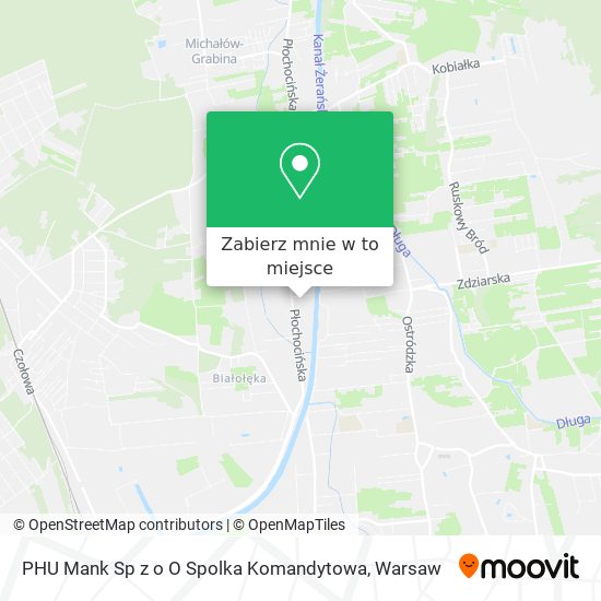 Mapa PHU Mank Sp z o O Spolka Komandytowa