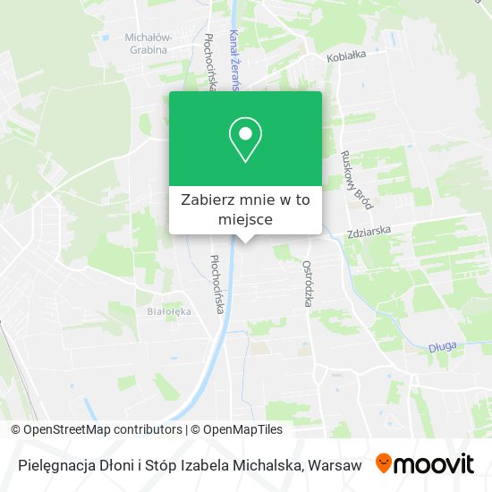 Mapa Pielęgnacja Dłoni i Stóp Izabela Michalska