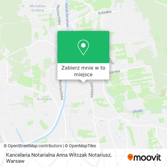 Mapa Kancelaria Notarialna Anna Witczak Notariusz