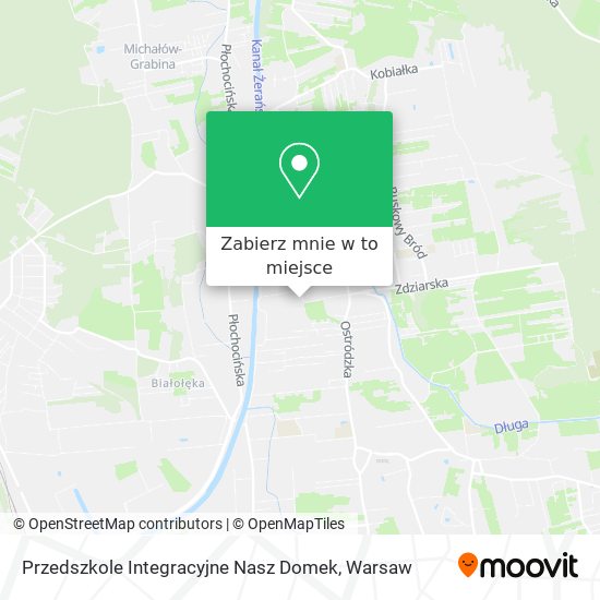 Mapa Przedszkole Integracyjne Nasz Domek