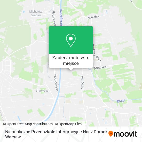 Mapa Niepubliczne Przedszkole Intergracyjne Nasz Domek