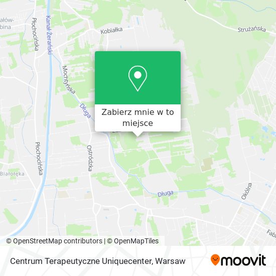 Mapa Centrum Terapeutyczne Uniquecenter