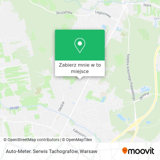 Mapa Auto-Meter. Serwis Tachografów