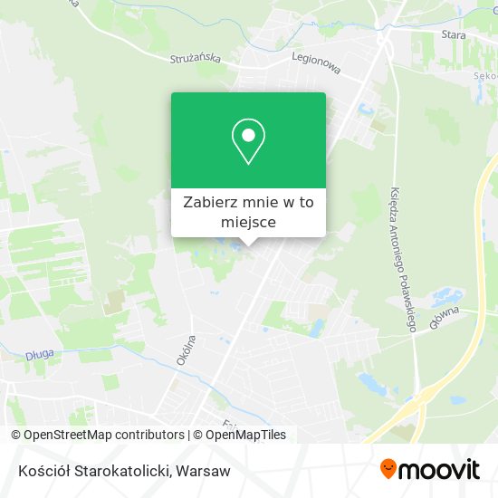 Mapa Kościół Starokatolicki