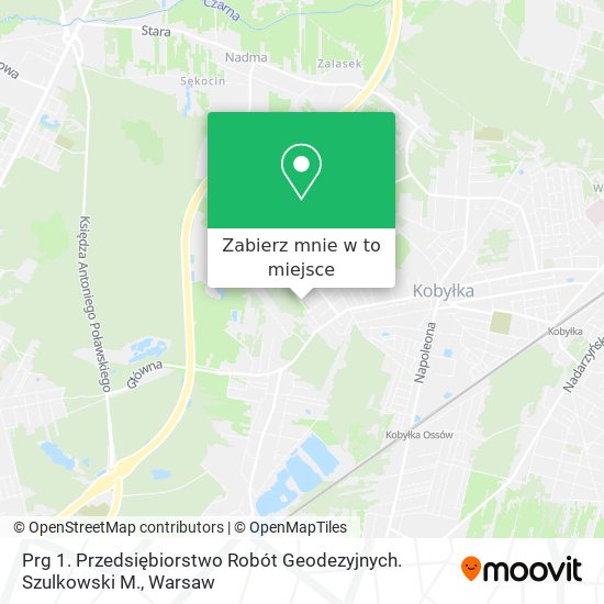 Mapa Prg 1. Przedsiębiorstwo Robót Geodezyjnych. Szulkowski M.