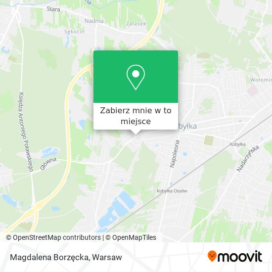 Mapa Magdalena Borzęcka