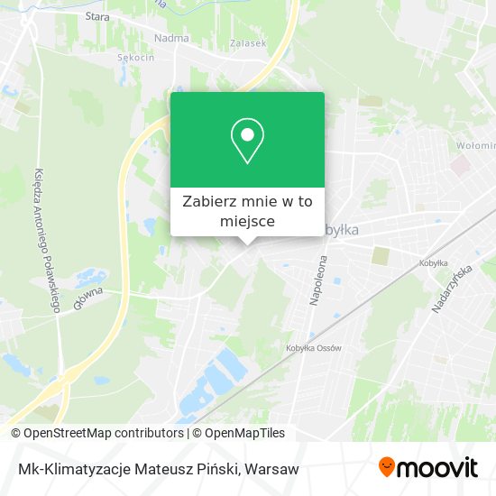 Mapa Mk-Klimatyzacje Mateusz Piński