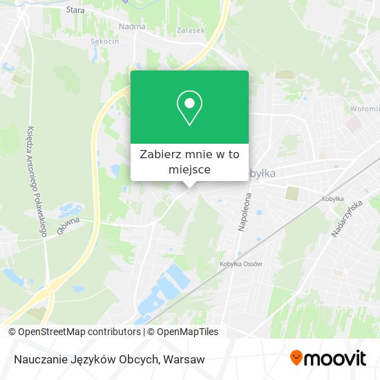 Mapa Nauczanie Języków Obcych