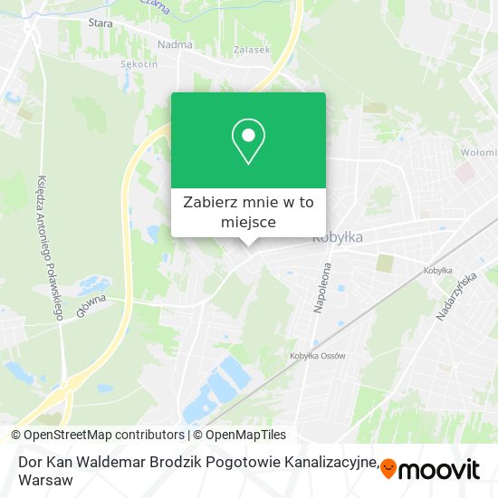 Mapa Dor Kan Waldemar Brodzik Pogotowie Kanalizacyjne