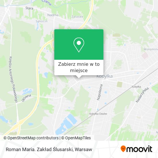 Mapa Roman Maria. Zakład Ślusarski